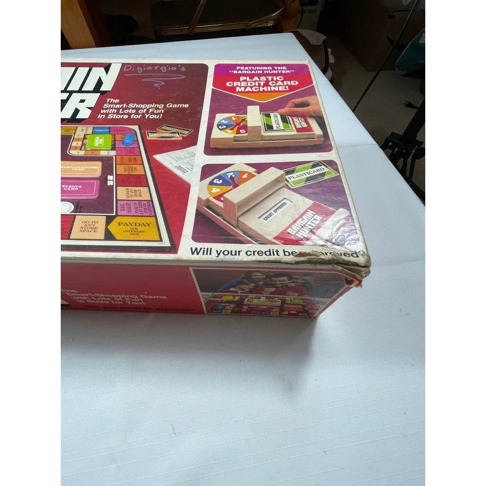Bargain Hunter Board Game Vintage 1970s Milton Bradley appears to be complete‎